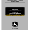 John Deere GT225 GT235 GT235E and GT245 Garden Tractors Technical Manual (TM1756)