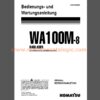 Komatsu WA100M-8 RADLADER Bedienungs- und Wartungsanleitung Deutsch