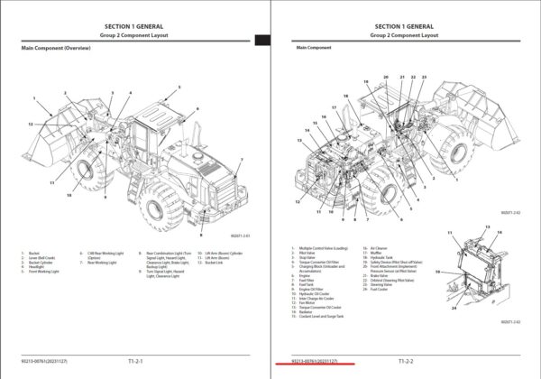 Kawasaki Construction Machinery Parts Catalog PDF Model Index