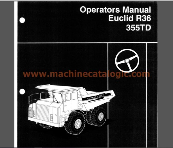 Euclid R36 355TD Operators Instruction Manual