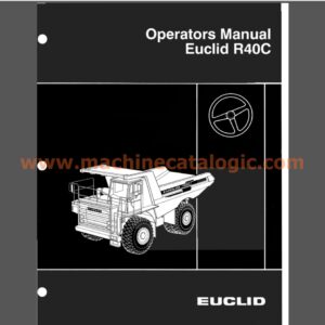 Euclid R40C 404TD Operators Instruction Manual