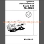 Euclid R50 324-326LD Operators Instruction Manual