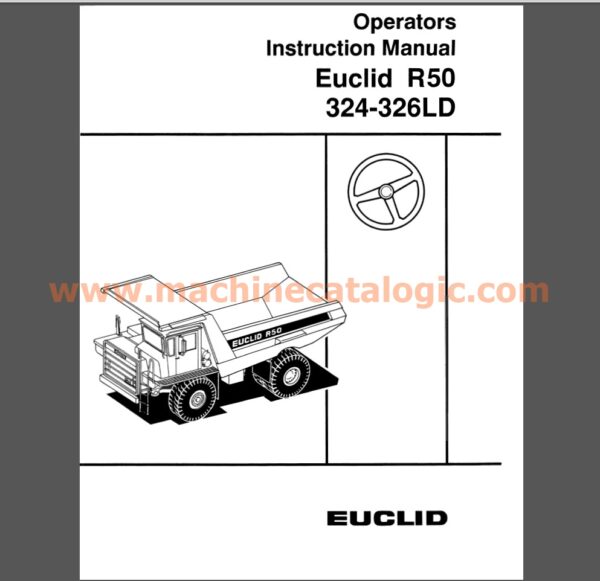 Euclid R50 324-326LD Operators Instruction Manual