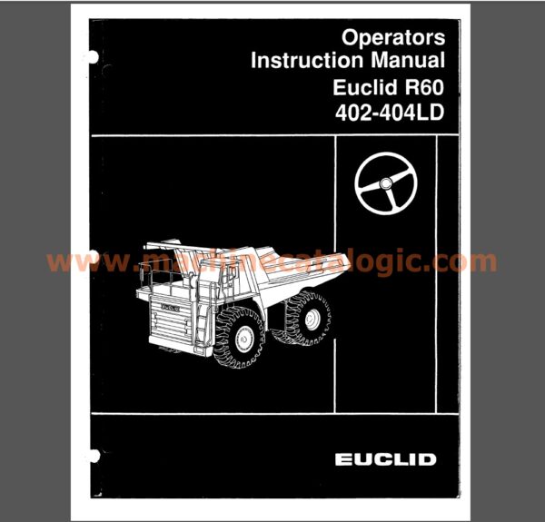 Euclid R60 402-404LD Operators Instruction Manual