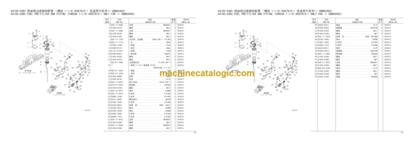 Komatsu PC400-8 Hydraulic Excavator Parts Book (DBBK0001 and up)