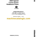 John Deere 666, 666H and 666H Special Tractor-Drawn Moldboard Plows Operator's Manual (OMA80958)