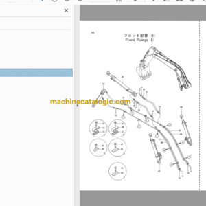 Hitachi EX200-2 Excavator Full Parts Catalog