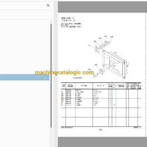 Hitachi ZH200-5A Hybrid Excavator Full Parts Catalog