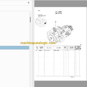 Hitachi ZX75US-A, ZX85US Excavator Full Parts Catalog