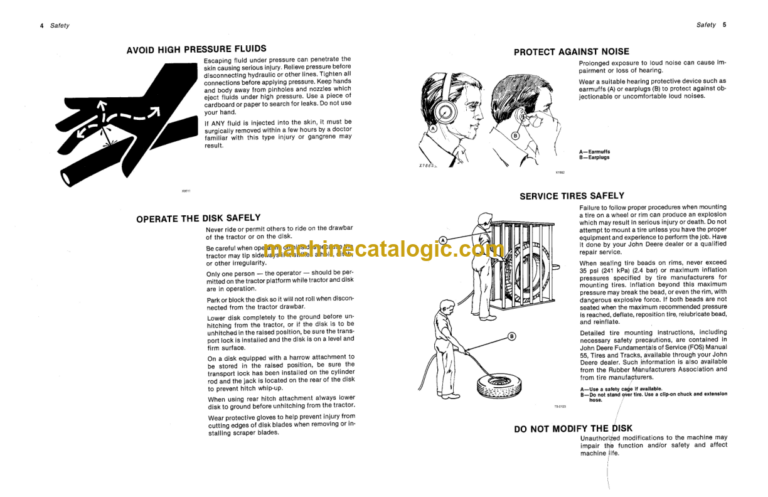 John Deere 215 Standard & 215 DuraCushion Disks Operator's Manual (OMA50492)