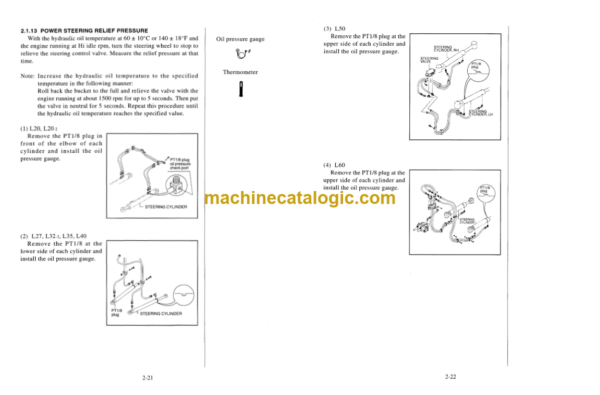 TCM L20, L20-2, L27, L32-2, L35, L40, L50, L60 Wheel Loader Inspection and Troubleshooting Manual