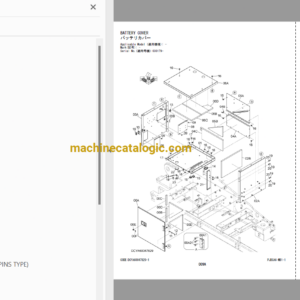 Hitachi ZX1000K-5B High Reach Demolition Excavator Parts Catalog