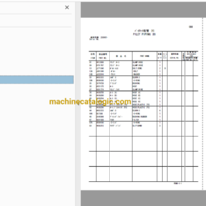 Hitachi ZX200-3G,ZX200LC-3G,ZX210H-3G,ZX210LCH-3G,ZX210K-3G,ZX210LCK-3G Hydraulic Excavator Full Parts Catalog