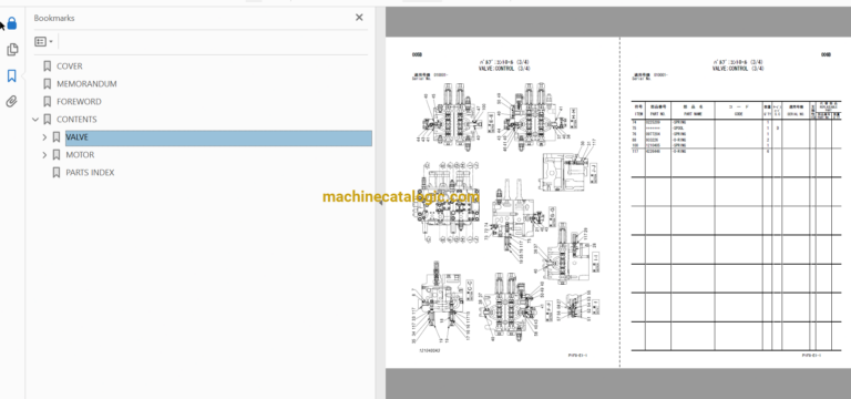 Hitachi TX160 Telescopic Crawler Crane Full Parts Catalog