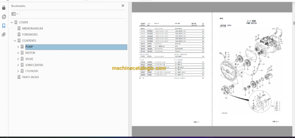 Hitachi ZX200-3G,ZX200LC-3G,ZX210H-3G,ZX210LCH-3G,ZX210K-3G,ZX210LCK-3G Hydraulic Excavator Full Parts Catalog