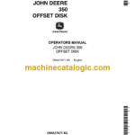 John Deere 350 Offset Disk Operator's Manual (OMA27671)