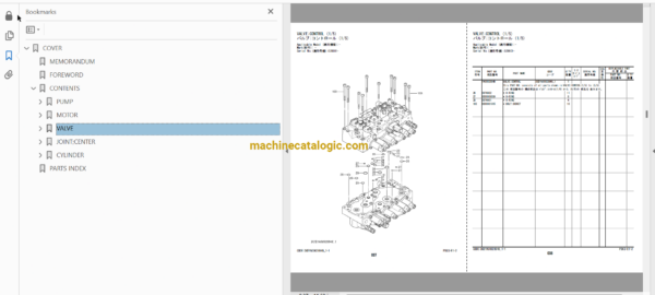 Hitachi ZH200-5B,ZH200LC-5B,ZH210K-5B,ZH210LCK-5B,ZH210LC-5B Hybrid Excavator Full Parts Catalog