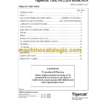 Tigercat 720E Feller Buncher Service Manual (7204401 - 7205500)