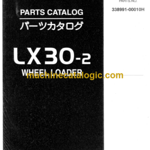 Hitachi LX30-2 Wheel Loader Parts Catalog