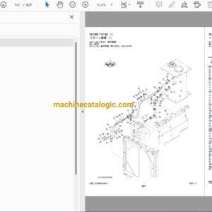 Hitachi ZX200-5A,ZX200LC-5A,ZX210H-5A,ZX210K-5A,ZX210LCH-5A,ZX210LCK-5A Hydraulic Excavator Full Parts Catalog