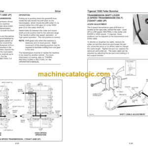 Tigercat 720E Feller Buncher Service Manual