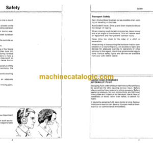 John Deere 866 Agricultural Bulldozer Operator’s Manual (OMA43536 B2)