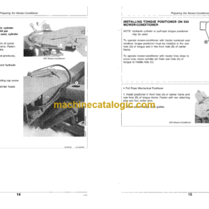 John Deere 920 and 930 Rotary Impeller Mower-Conditioners Operator’s Manual (OME86462)