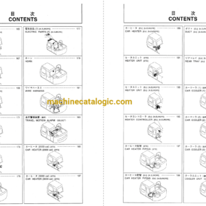 Hitachi EX60-5,EX60LC-5,EX80-5 Excavator Full Parts Catalog