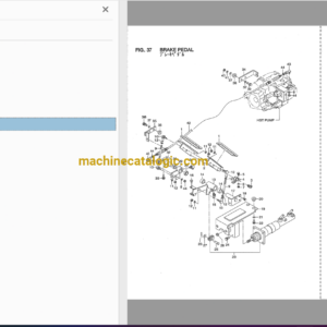 Hitachi LX80-7 Wheel Loader Full Parts Catalog