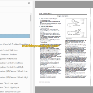 Hitachi 4HK1 Stage V Exhaust Emission Standards Technical and Workshop Engine Manual