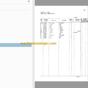 Hitachi CX400 Crawler Crane Full Parts Catalog