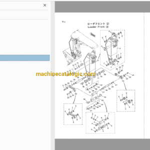 Hitachi EX400,EX400LC,EX400H,EX400LCH Excavator Full Parts Catalog