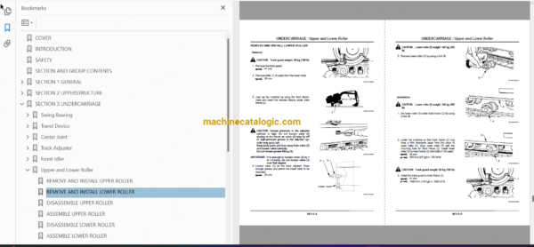 Hitachi ZX850-3,ZX850LC-3,ZX870H-3,ZX870LCH-3 Hydraulic Excavator Technical and Workshop Manual