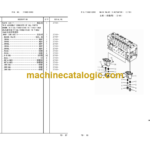 Komatsu PC270-7 Hydraulic Excavator Parts Book (27136 and up)