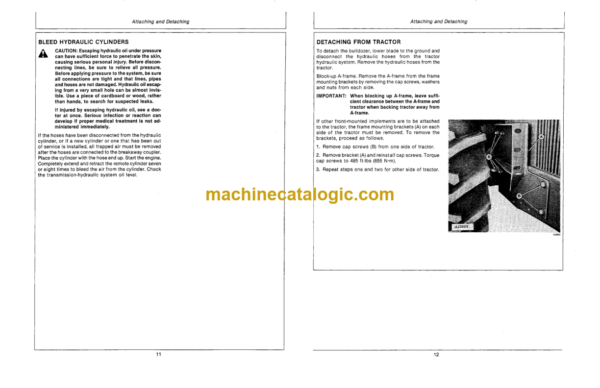 John Deere 866 Agricultural Bulldozer Operator's Manual (OMA43536 B2)