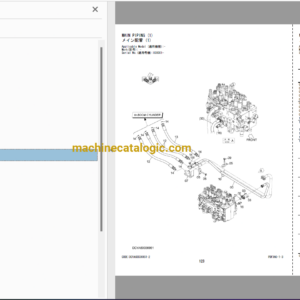 Hitachi ZH200-6 Series Hybrid Excavator Full Parts and Engine Parts Catalog