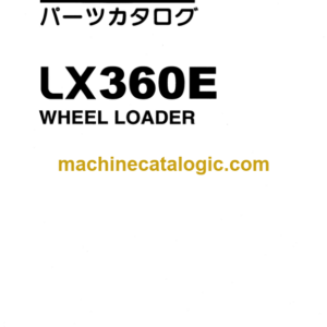 Hitachi LX360E Wheel Loader Parts Catalog