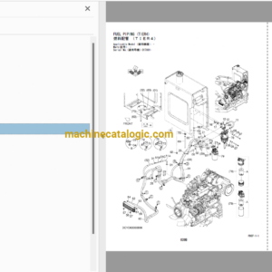 Hitachi ZX85USB-5N Hydraulic Excavator Full Parts Catalog