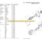 Komatsu PC130-10M0 Hydraulic Excavator Parts Book (DBCE0001 and up)