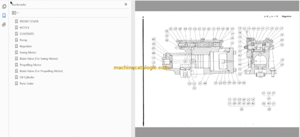 Hitachi UH06D,UH06DT,UH07 Full Parts Catalog