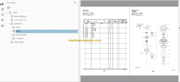 Hitachi ZX85USB-5N Hydraulic Excavator Full Parts Catalog