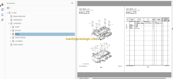 Hitachi ZH200-6 Series Hybrid Excavator Full Parts and Engine Parts Catalog