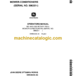 John Deere 920 and 930 Rotary Roll Mower-Conditioners Operator's Manual (OME86456)