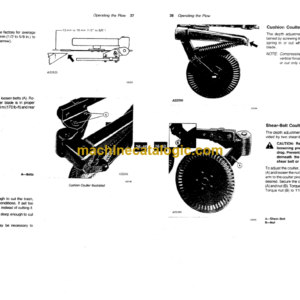 John Deere 2600 Semi-Integral Moldboard Plow Operator’s Manual (OMA46844)