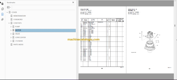 Hitachi ZX670LC-5B,ZX670LCH-5B Hydraulic Excavator Full Parts and Engine Parts Catalog