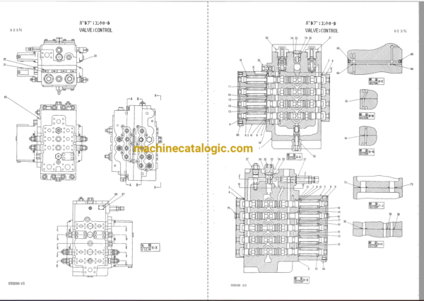 Hitachi EX270 Hydraulic Excavator Full Parts Catalog