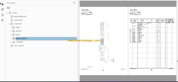 Hitachi ZH200-6,ZH200LC-6 Series Hybrid Excavator Full Parts Catalog