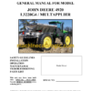 John Deere 4920 L3220G4 Multapplier General Manual (OM302799)