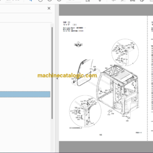 Hitachi ZX350LC-5B,ZX350LCN-5B Hydraulic Excavator Full Parts Catalog