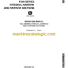 John Deere F500 Series Integral Harrow and Harrow Sections Operator's Manual (OMA22849)